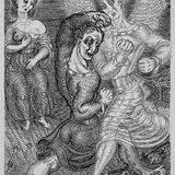 Eduard Wiiralt, Illustratsioon Puškini poeemile, 1928, Ofort, vasegravüür