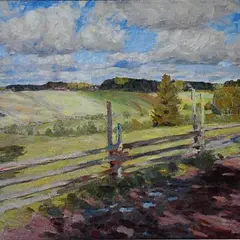 Andrei Jegorov, Maastik, 1911, Õli, lõuend