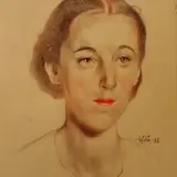 Nikolai Triik, Naise portree, 1936, Pliiats