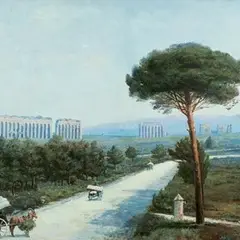 Amandus Adamson, Via appia, 1914, Õli, lõuend