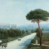 Amandus Adamson, Via appia, 1914, Õli, lõuend