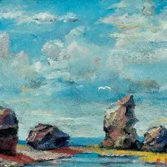Eduard Kutsar, Kivine rand, 1925, Õli, lõuend