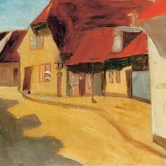 Karl Pärsimägi, Väikelinn, 1933, Õli, lõuend