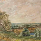 Eduard Kutsar, Maastik, 1942, Õli, lõuend