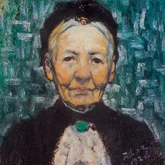 Ants Laikmaa, Naise portree, 1924, Pastell