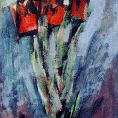 Alfred Kongo, Tulbid, 1960, Segatehnika