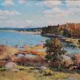 Richard Sagrits, Toolse laht, 1954, Õli, lõuend