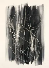 Untitled by Fritz Winter, 1964, Oil and wax crayon on card, offered May 2015