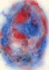 Untitled by Fred Thieler, 1992, Gouache on card, offered May 2015