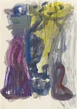 Per Kirkeby, Untitled (Læsø), 1986, Watercolour on card