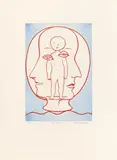 Louise Bourgeois, Self portrait, 1990/1994, Colour etching on BFK Rives