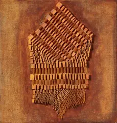Arthur Luiz Piza, Untitled, Circa 1979, Oil and collage on canvas