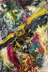 Hartwig Ebersbach, Fiebertraum II, 1992, Oil on canvas