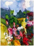 Klaus Fußmann, Untitled (Sommer im Garten Gelting)