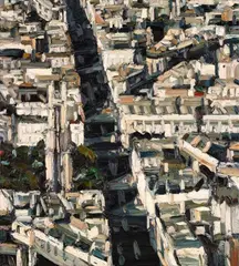 Ralph Fleck, Paris, 1997, Oil on canvas