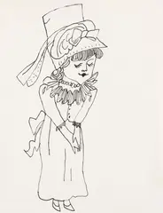 Untitled by Andy Warhol, India ink on paper, offered May 2015