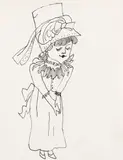 Andy Warhol, Untitled, India ink on paper