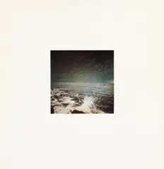 Meer by Gerhard Richter, 1972, Farboffset in Blaugrün auf leichtem Karton, cellophaniert, auf Karton montiert, sold May 2015