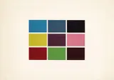 Gerhard Richter, 9 von 180 Farben, 1971, Colour silkscreen on card