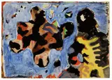 A. R. Penck, Untitled, Circa 1976, Mixed media on card