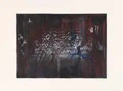 Portfolio, Künstler für Äthiopien. 1. Station, 1990, 5 works by Hans-Peter Adamski, Karl Marx, C.O. Paeffgen, Gerhard Richter (Butin 2004, annex p.284) and Rune Mields. Each colour offset on card. Each