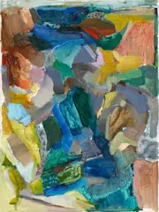 Varda Caivano, Untitled, 2005, Mixed media on canvas