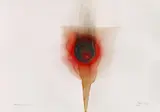Flora ignis vulgaris by Otto Piene, 1967, Oil and traces of fire on card, sold May 2015