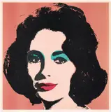 Andy Warhol, Liz, 1964, Colour offsetprint on card