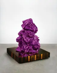 Untitled by Anselm Reyle, 2008, Bronze with chrome-colour patina, offered May 2015