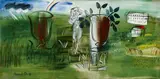 Raoul Dufy, La Statue et les deux Vasques