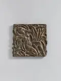 Karl Albiker, Kniende in Blattwerk, 1913/1914, Bronze relief