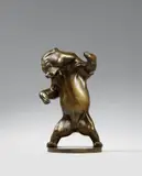 Franz Barwig, Raufender Bär, 1910/11, Bronze