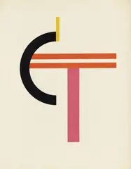 Figuration CT by Walter Dexel, 1925, Gouache and India ink on card, sold May 2015