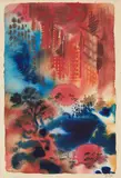 George Grosz, New York at Night. Central Park, Circa 1934, Gouache and watercolour on watercolour laid paper