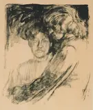 Emil Nolde, Junge Mädchen, 1907, Lithograph on smooth, firm paper