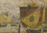Max Peiffer Watenphul, Venedig, Segel vor San Giorgio