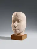 Gustav Seitz, Patricia (Maske), 1963, Terracotta sculpture