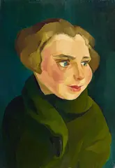 Alice Sommer, Frauenportrait, 1926, Oil on panel