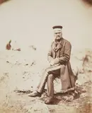 Roger Fenton, Lieutn. Gen. Sir J. L. Pennefather, K.C.B., Crimean War, 1855, Salt paper print, printed