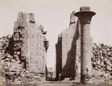 Jean Pascal Sébah, Karnak, Probably around 1890, 7 albumen prints. Each approx