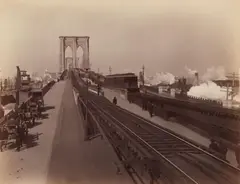 Willis Knowlton, Views of New York, 1887, 5 albumen prints. From