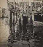 R. L. Sleeth, A Landing Stage, c. 1907, Platinum print