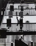 Andreas Feininger, Roofs on tenements on West 20/19th street, New York