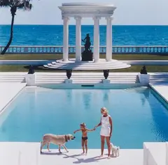 Slim Aarons, Villa Artemis in Palm Beach, Florida, 1955, Posthumous chromogenic print