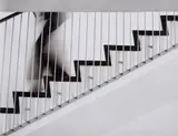 Treppe [Stairs] by Peter Keetman, 1955, Ferrotyped gelatin silver print on Agfa paper, printed later, sold May 2015