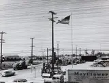 Paul Almasy, Le progrès enlaidit le monde, Californie, 1965, Vintage ferrotyped gelatin silver print
