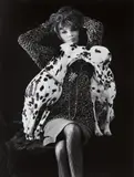 Charlotte March, Gloria mit Dalmatinern [Gloria with Dalmatians], 1962, Gelatin silver print, printed later