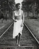 Peter H. Fürst, Barfuß unterwegs [Walking barefoot], 1981, Gelatin silver print, printed 1990s