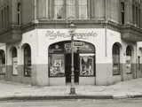 Drogerie Neckarstraße, Ecke Erftstraße, Düsseldorf-Bilk [Drug store at the corner of Neckarstraße Erftstraße, Dusseldorf-Bilk] by Tata Ronkholz, 1979, Ferrotyped gelatin silver print, sold May 2015