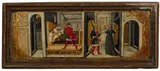 Tuscan School ca. 1420 & 40, Scenes from the Legend of Saint Julian the Hospitaller, Oil and tempera on panel